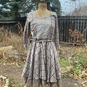 Odd Molly prairie dress soft cotton Small